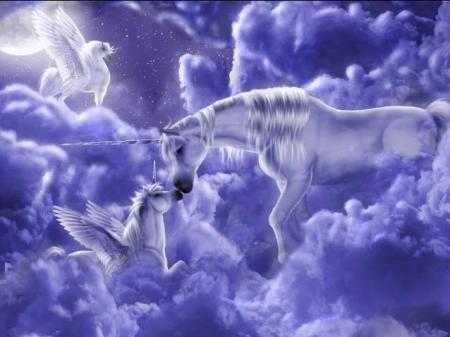 la licornes avec ses petits